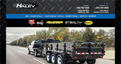 Desktop Screenshot of haleytrailersales.com